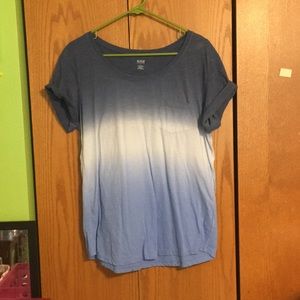 Ombré blue tee